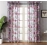 Purple Flower Living Room Tulle Curtain Bedroom Kitchen Window Tulle Curtain Bedroom Curtain